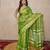 zari linen saree