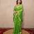 zari linen saree