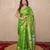zari linen saree