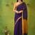 violet narayanpet woven cotton saree