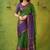 green narayanpet woven cotton saree