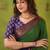 green narayanpet woven cotton saree