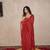 tikli work silk blend saree