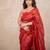 tikli work silk blend saree