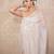 beige silk blend linen saree