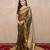 copper saree with temple border