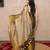 copper saree with temple border