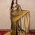 copper saree with temple border
