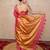 pink saree with hand embroidery