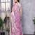 Lavender shimmer chiffon butta embroidery work bollywood saree