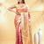 blush pink katan banarasi silk blend saree with golden zari weaving