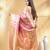 pink katan banarasi silk blend saree with golden zari weaving