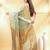 mint green katan banarasi silk blend saree with golden zari weaving