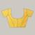 yellow katan banarasi silk blend saree with golden zari weaving