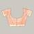 peach katan banarasi silk blend saree with golden zari weaving