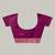 magenta katan banarasi silk blend saree with gold zari buta work