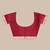 dark red pure katan banarasi silk blend saree with antique gold zari work