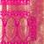 rani pink katan banarasi silk blend saree with gold zari weaving