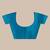 sky blue katan banarasi silk blend saree with gold zari weaving