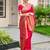 Hot pink woven floral silk blend zari weaving paithani saree