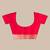 red dual tone katan banarasi silk blend saree with golden zari buta