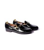 Blak solid loafers