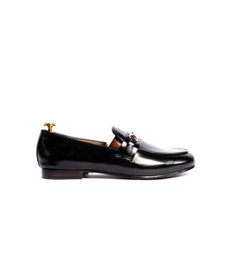 Blak solid loafers 4