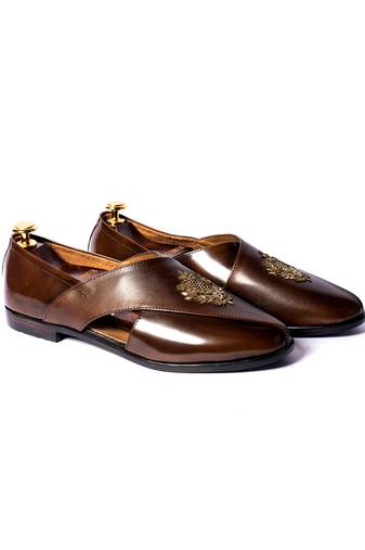 Brown woven Sandals