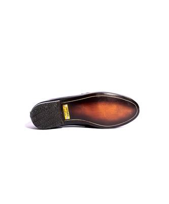 Blak solid loafers 5