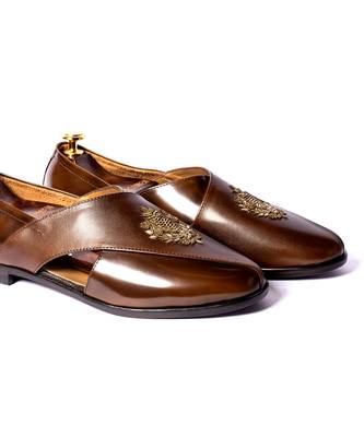 Brown woven Sandals 2