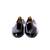 Black solid Sandals