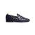 Blue solid loafers