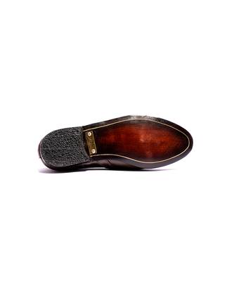 Brown woven loafers 5