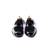 Black solid loafers