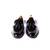 Black solid loafers