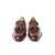 Brown solid loafers