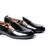 Green solid loafers