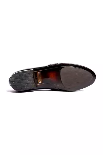 Green solid loafers