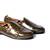 Green solid loafers