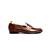 Brown solid loafers