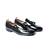 Green solid loafers