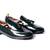 Green solid loafers