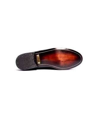 Green solid loafers 5