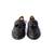 Black woven loafers