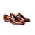 Brown solid loafers