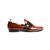 Brown solid loafers