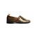 Tan  solid loafers