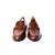 Tan  solid loafers