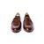 Brown solid loafers