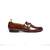 Brown solid loafers